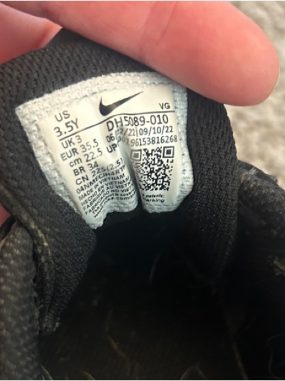 Nike boys baseball/football cleats. Vapor size 3.5 - Picture 5 of 6
